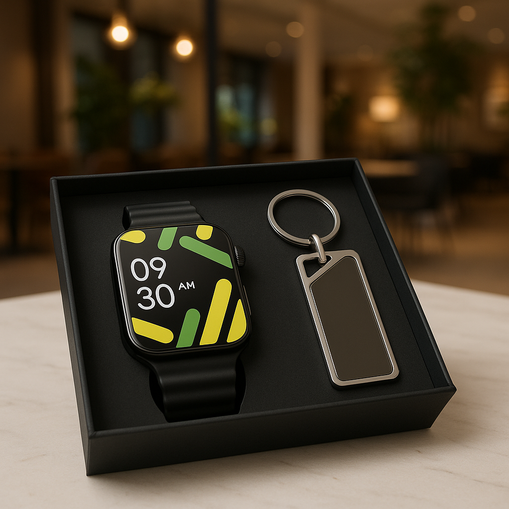 Kit Pulse & Key con smartwatch y llavero ejecutivo