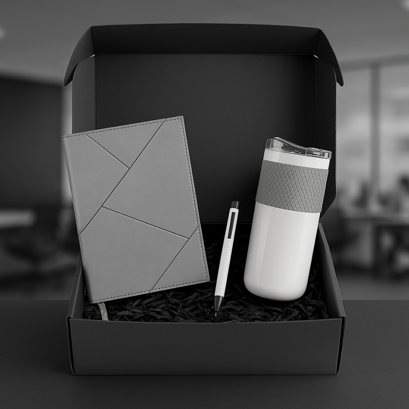 Kit Nexus - Libreta y Termo Mocha