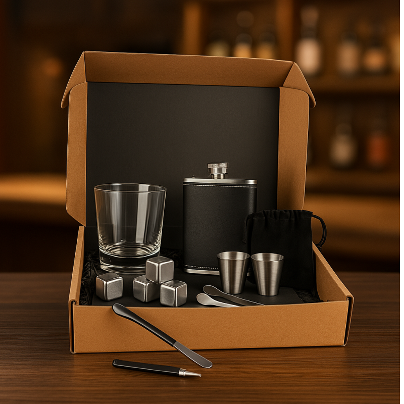 Kit Heritage - Licorera con Funda de Curpiel